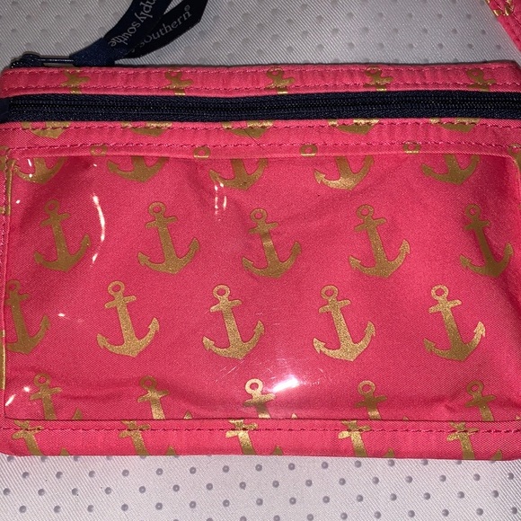 Simply southern wristlet pink with gold anchors - Picture 6 of 14